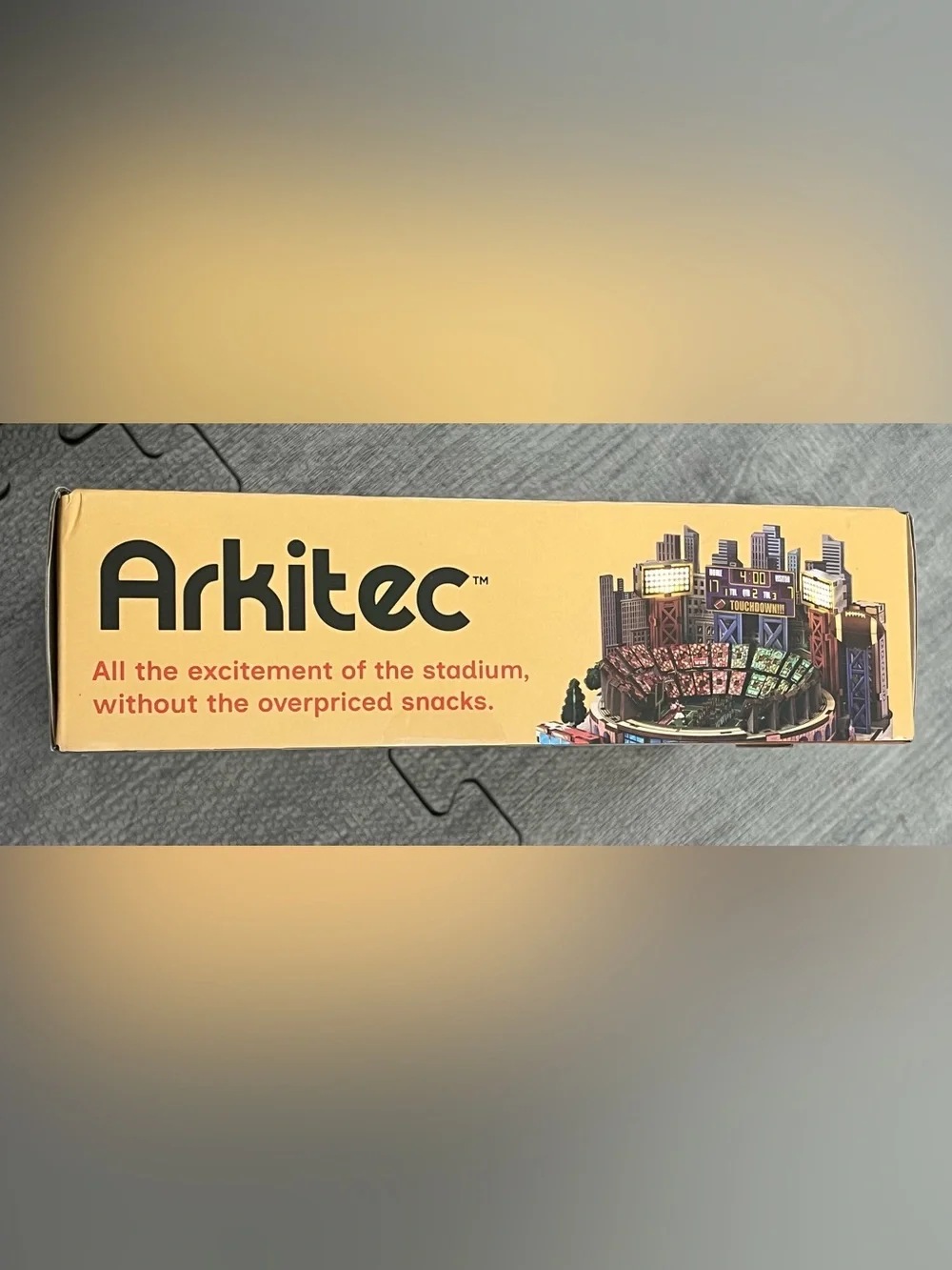 Arkitec 3D Build Football Stadium Puzzle w/ LED Lights, Cardboard, 12+